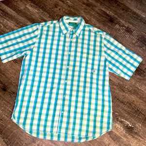 Roca Wear Plaid Short sleeve button down 2X